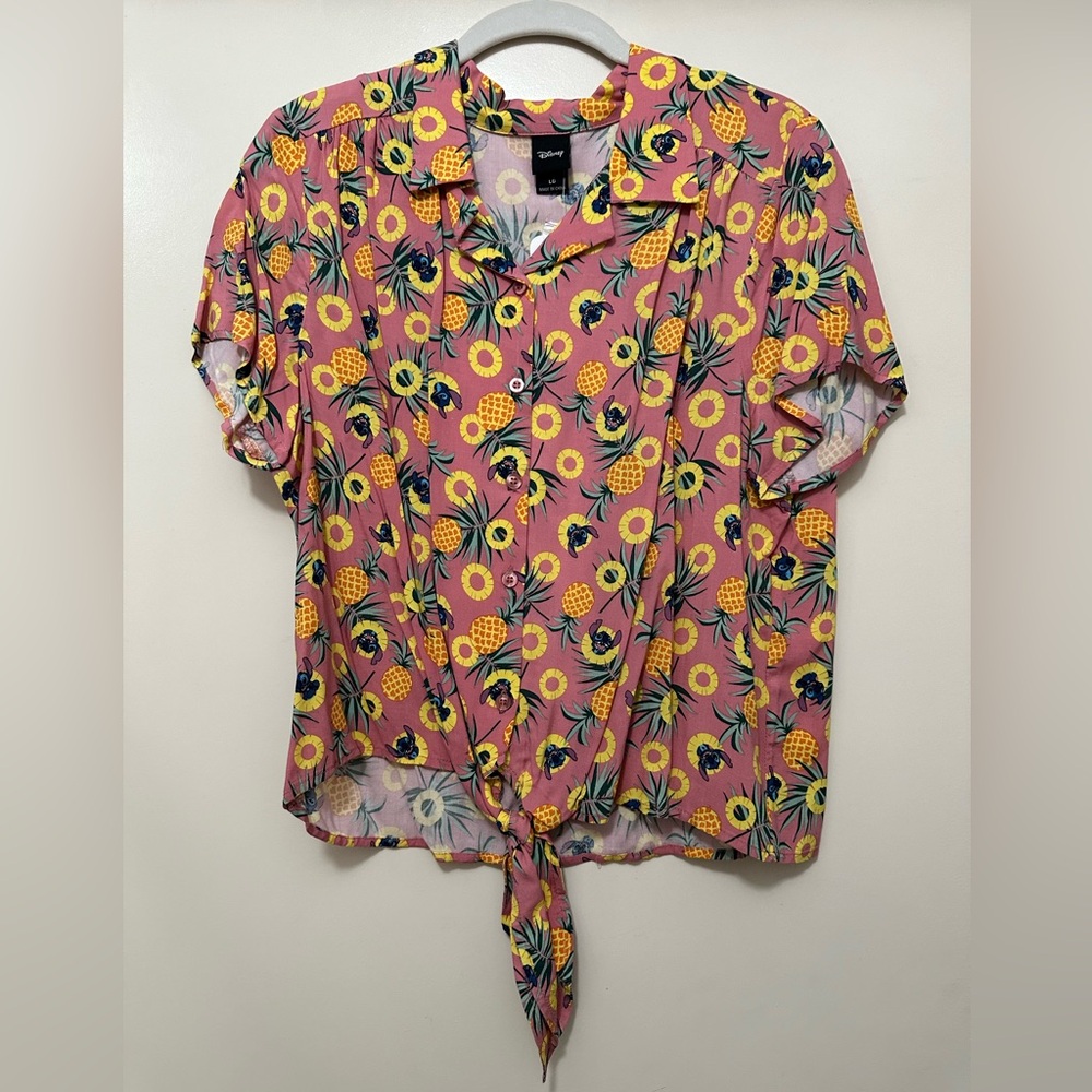 Front tie Stitch button up